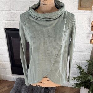 Daytrip Sage Cowl Neck Sweater